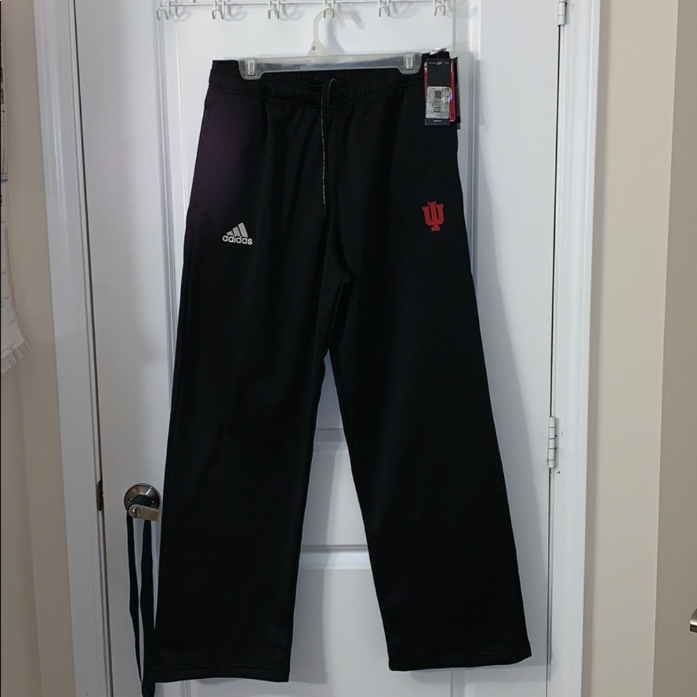 Black Adidas Fleece Indiana Pant
